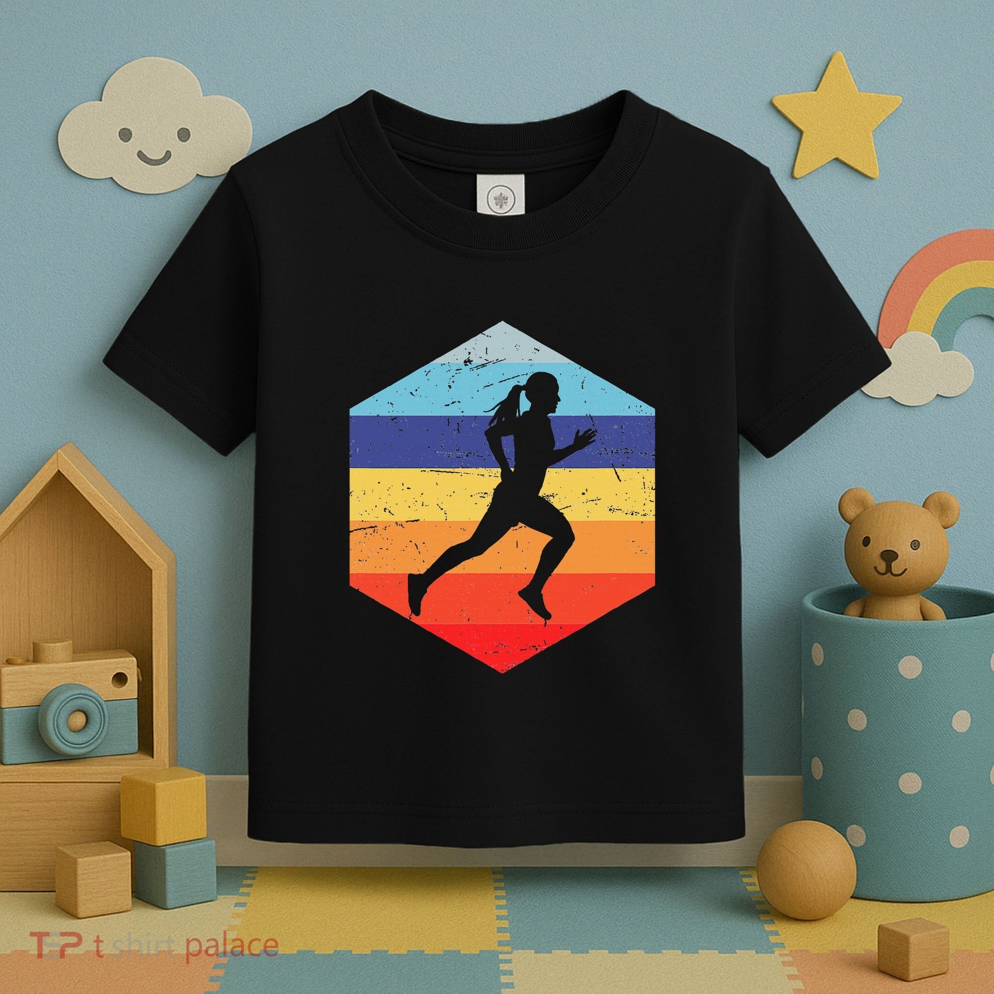 Cross Country Running Women Toddler T-Shirt