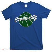 Cream City Retro Milwaukee Basketball Wisconsin T-Shirt thumb 0