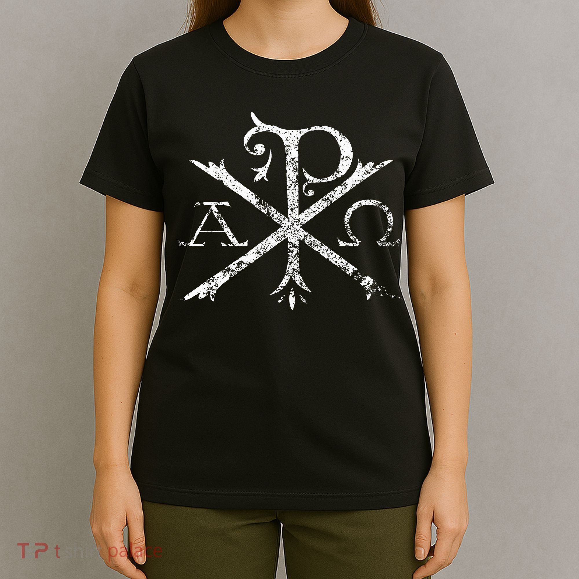 Christian Chi Rho Labarum Christogram Cross Faith T-Shirt