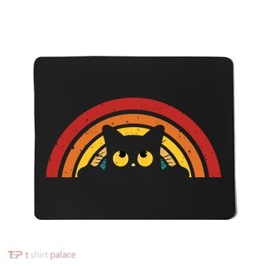 Cute Cat Rainbow Vintage Mousepad