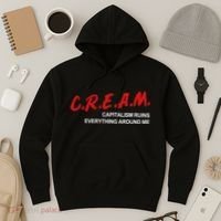C.R.E.A.M Capitalism Ruins Everything Around Me Funny Hoodie thumb 3