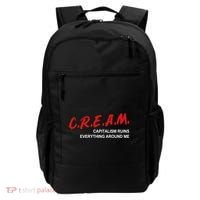 C.R.E.A.M Capitalism Ruins Everything Around Me Funny Backpack thumb 0