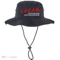 C.R.E.A.M Capitalism Ruins Everything Around Me Funny Bucket Hat thumb 0
