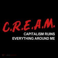 C.R.E.A.M Capitalism Ruins Everything Around Me Funny Women's Hoodie thumb 2