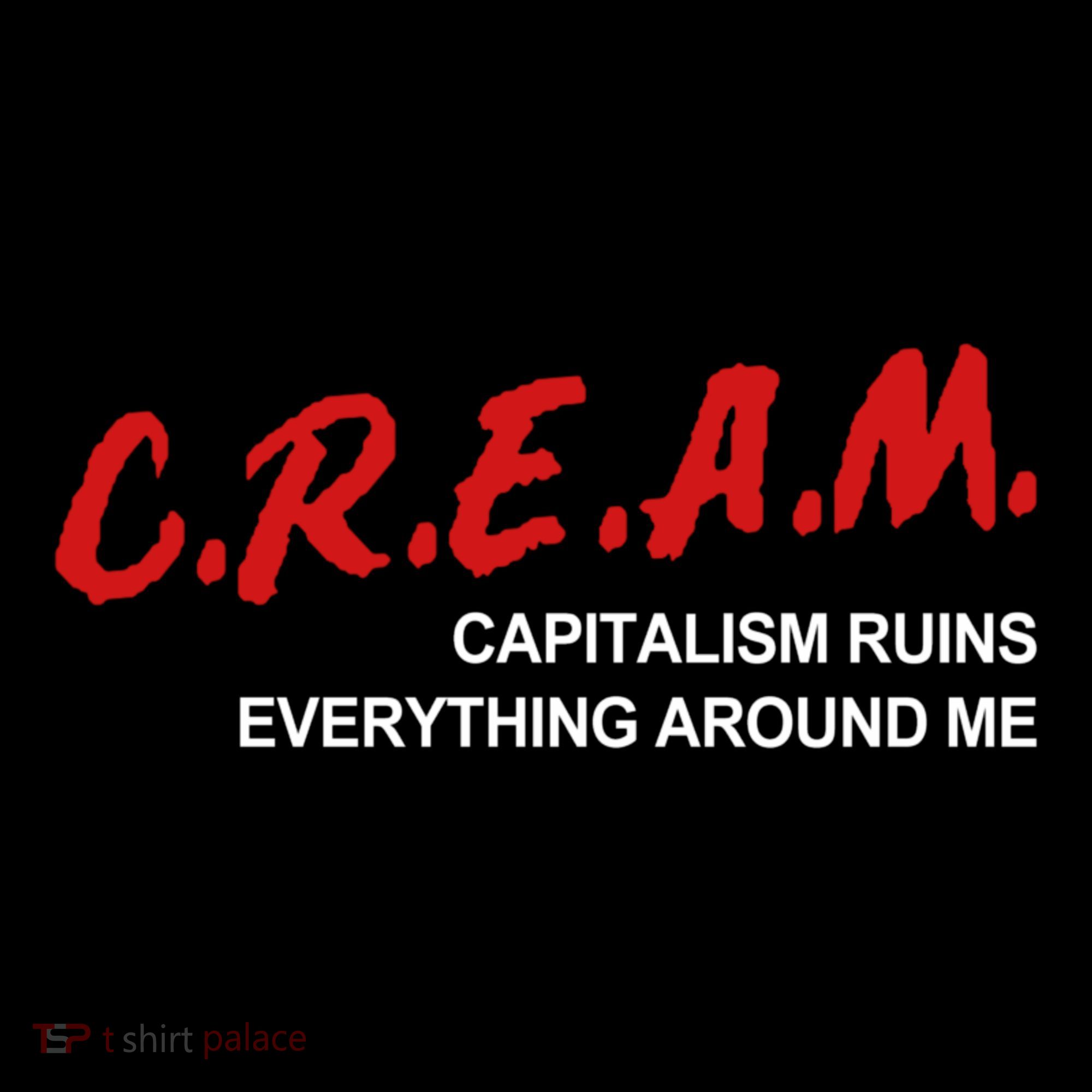 C.R.E.A.M Capitalism Ruins Everything Around Me Funny Women's Hoodie