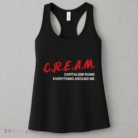 C.R.E.A.M Capitalism Ruins Everything Around Me Funny Women's Tank Top thumb 3