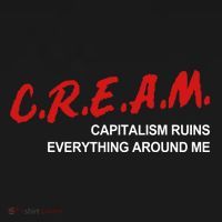 C.R.E.A.M Capitalism Ruins Everything Around Me Funny Women's Long Sleeve Shirt thumb 2