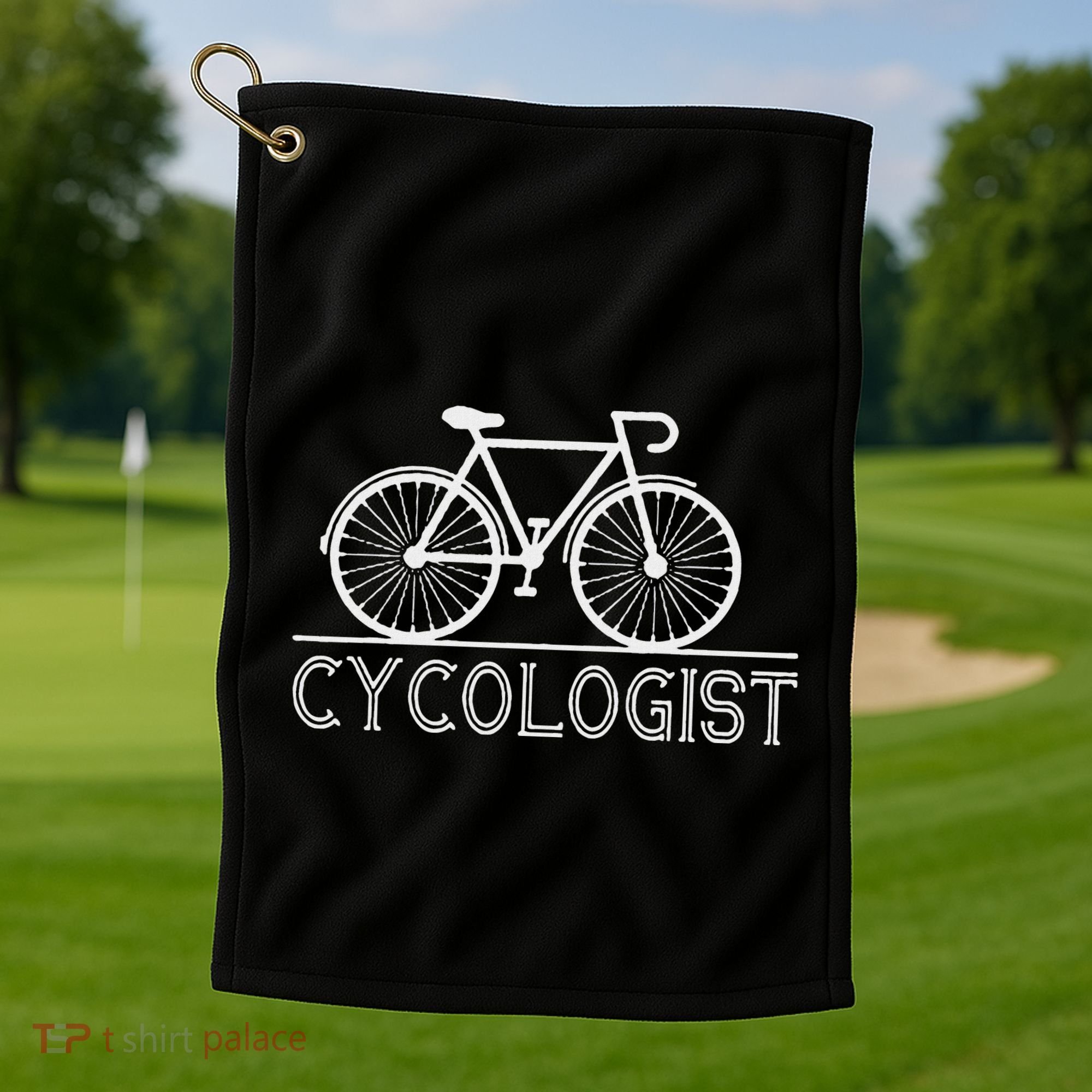 Cycologist Cyclist Road Bike Golf Towel