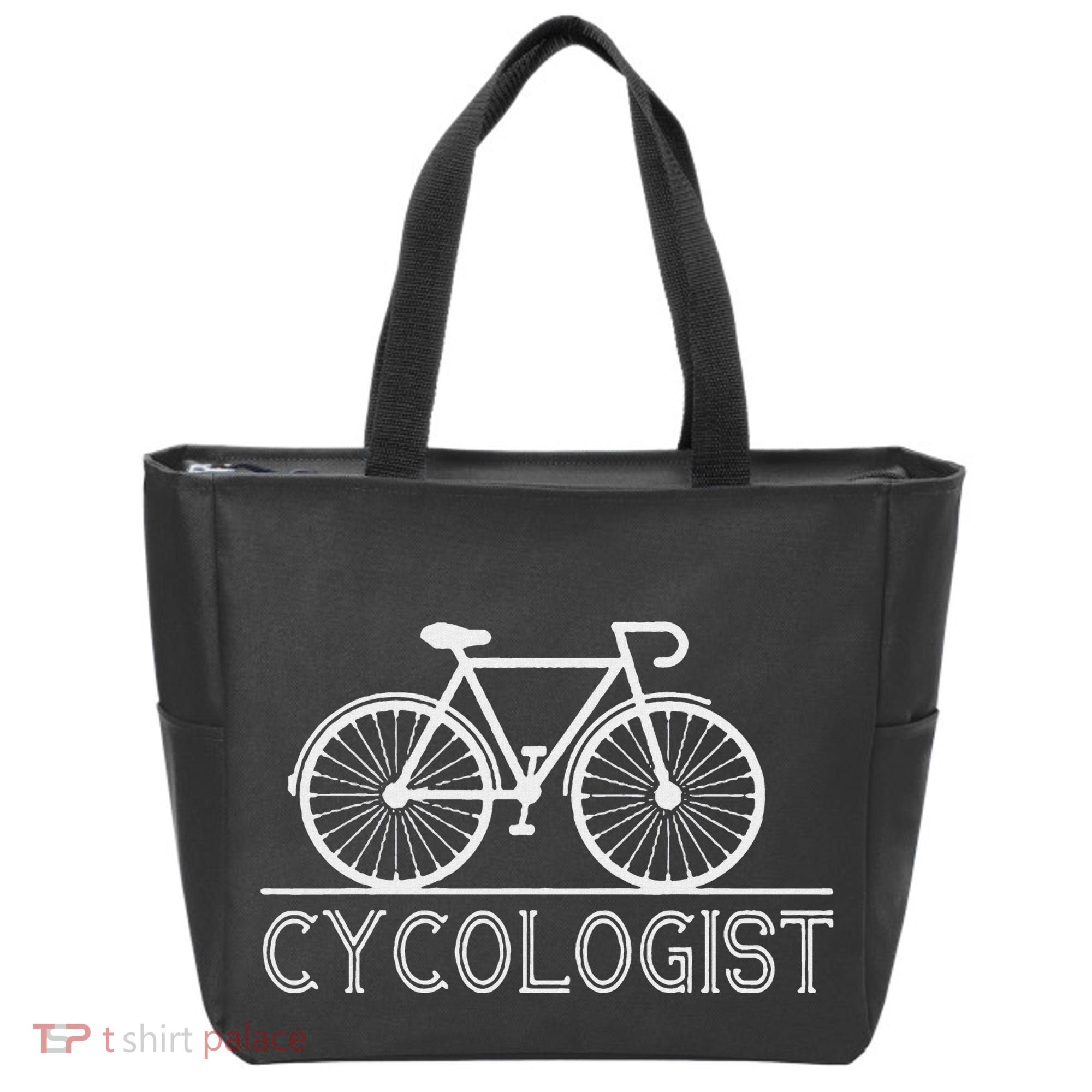 Cycologist Cyclist Road Bike Tote Bag