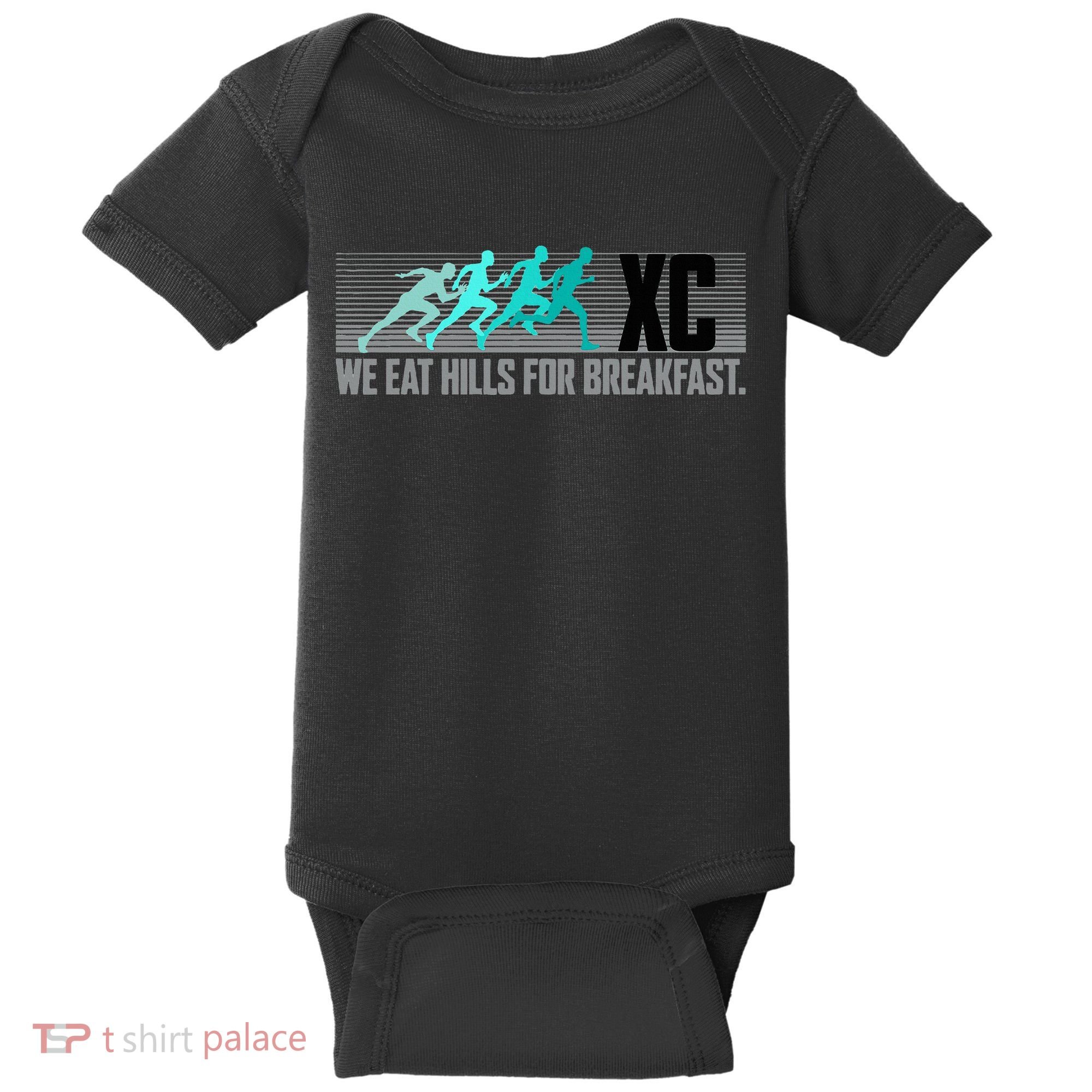 Cross Country Running Baby Bodysuit