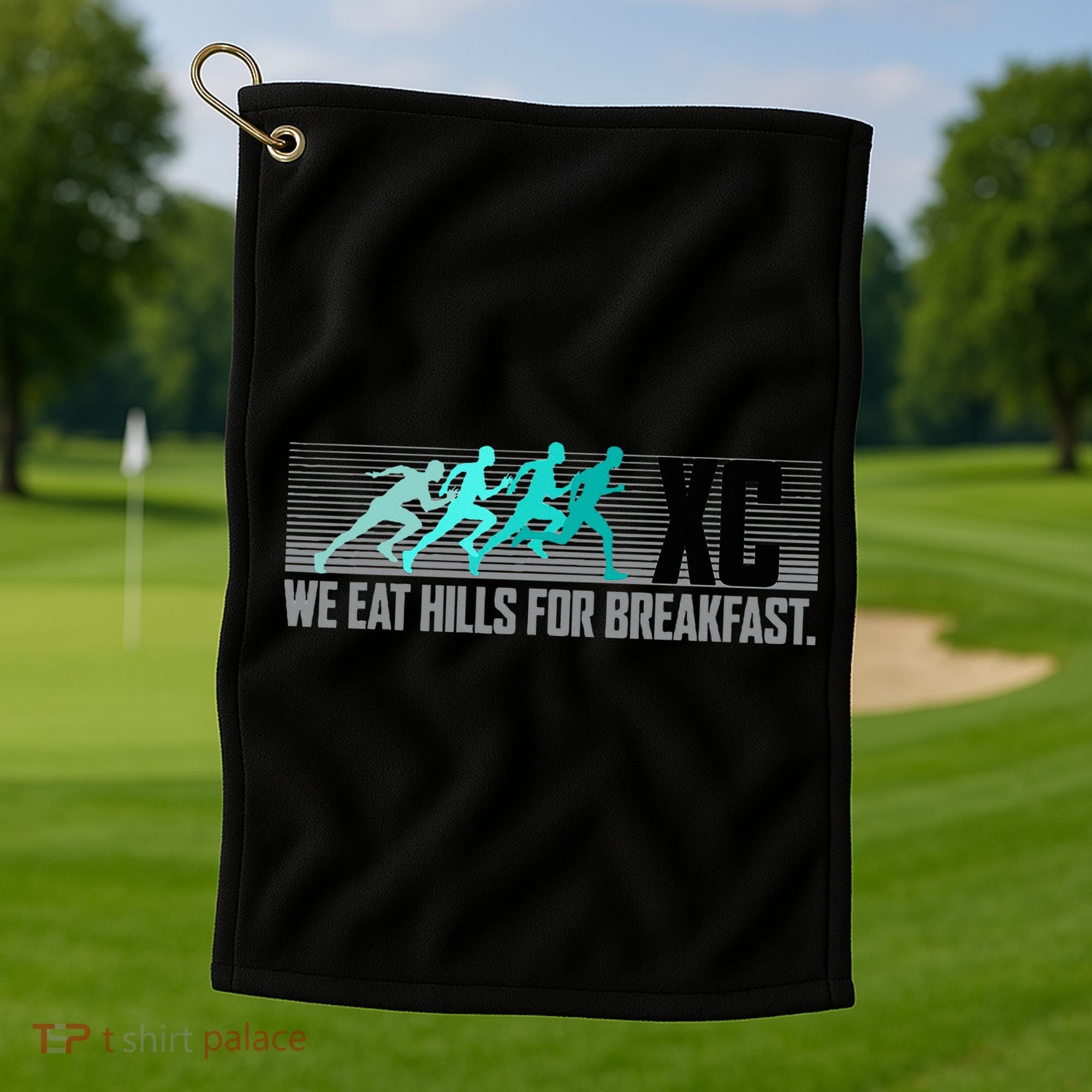 Cross Country Running Golf Towel