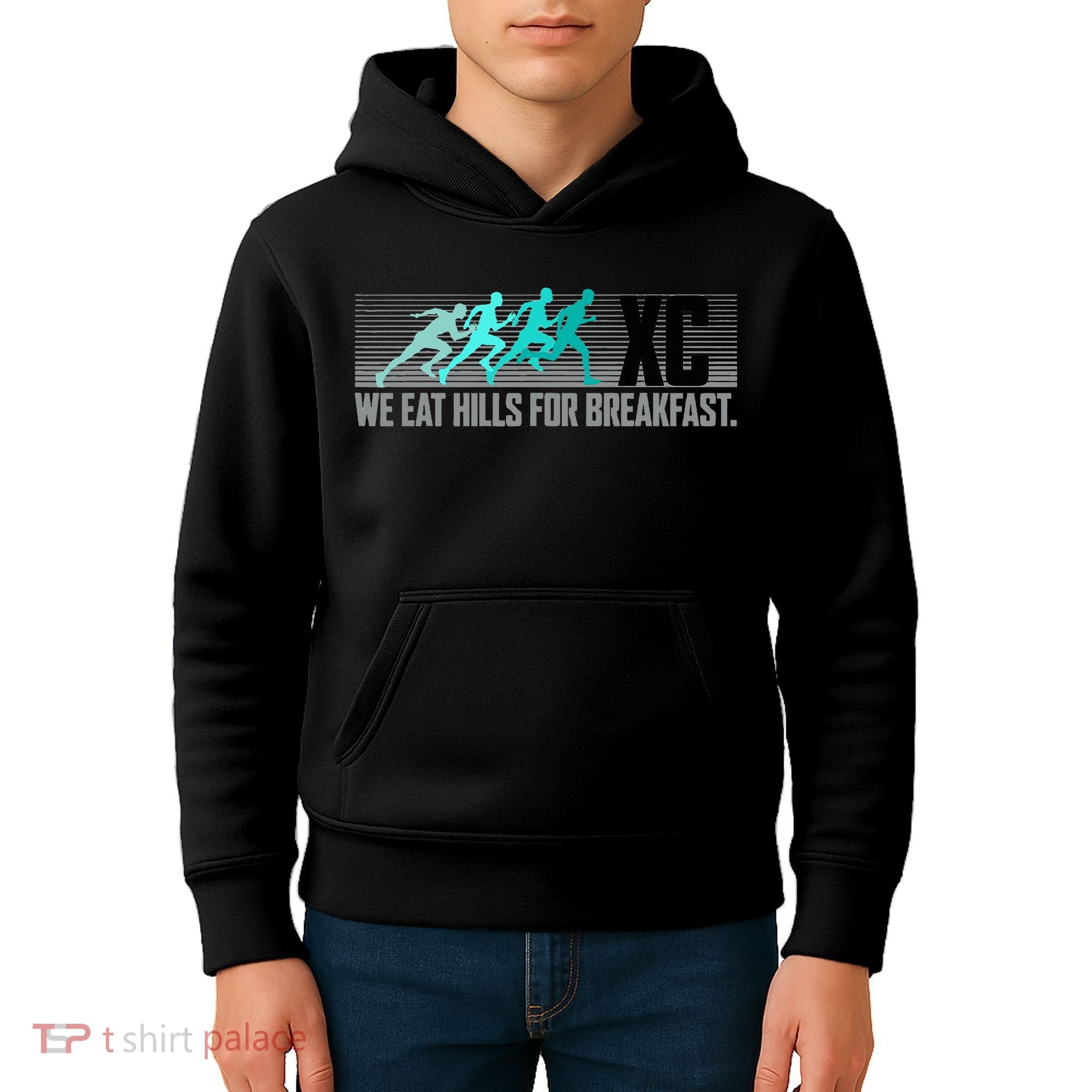 Cross Country Running Kids Hoodie