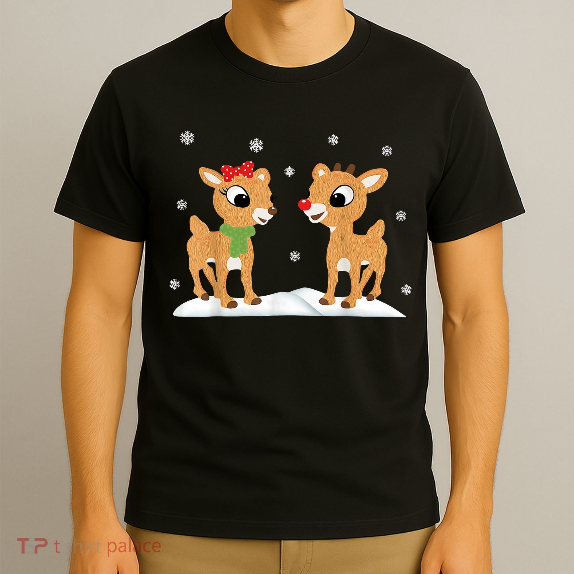 Cute Christmas Reindeers T-Shirt