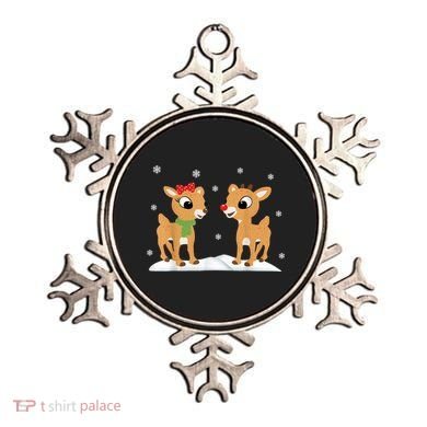 Cute Christmas Reindeers Ornament