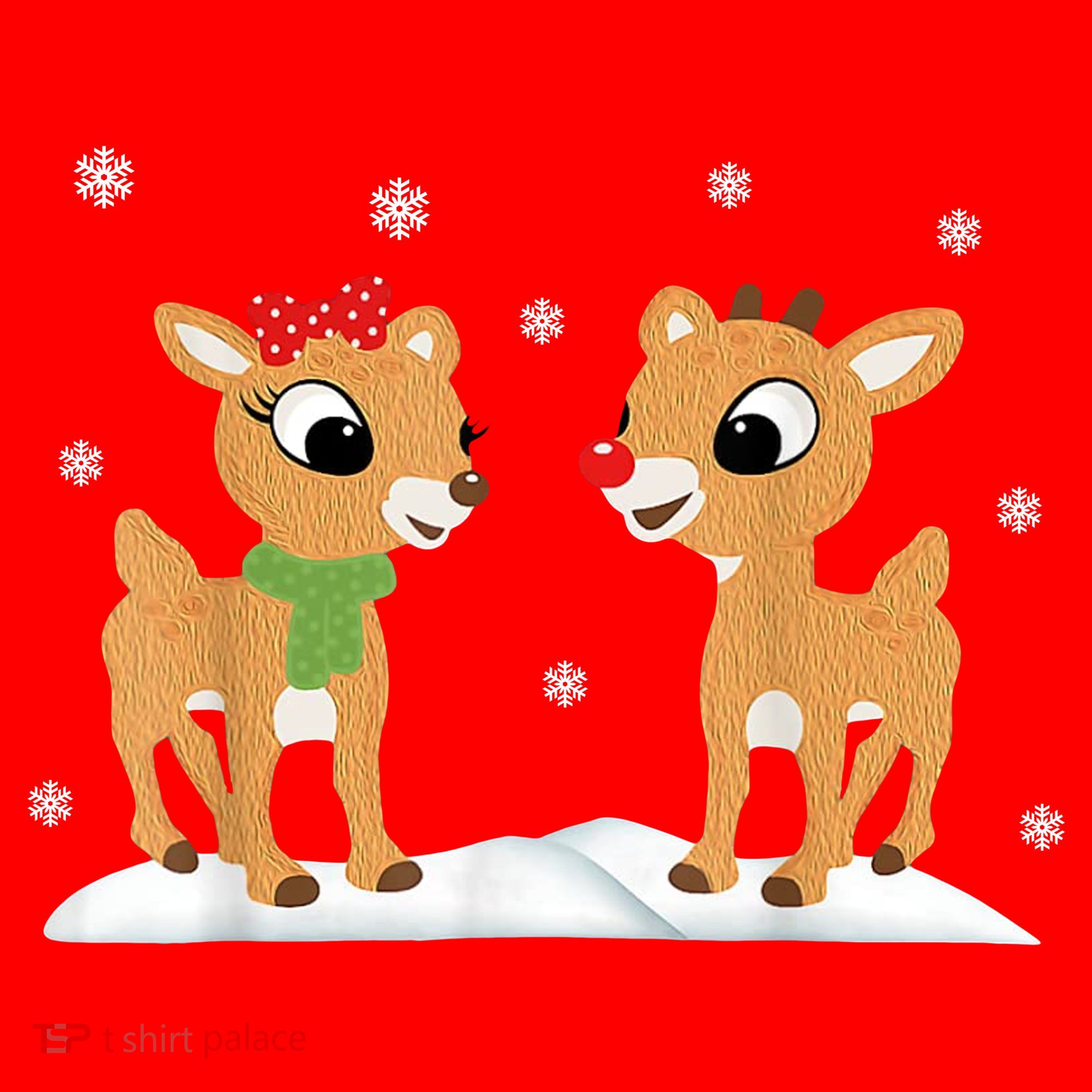 Cute Christmas Reindeers Santa Hat