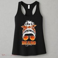 Cute Coquette Retro Bears Girl Messy Bun Bandana Sports Team Women's Tank Top thumb 3
