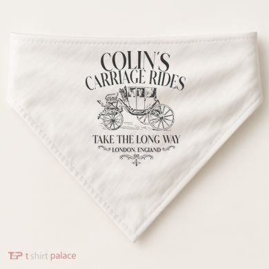 Colins Carriage Rides Take The Long Way USA-Made Doggie Bandana