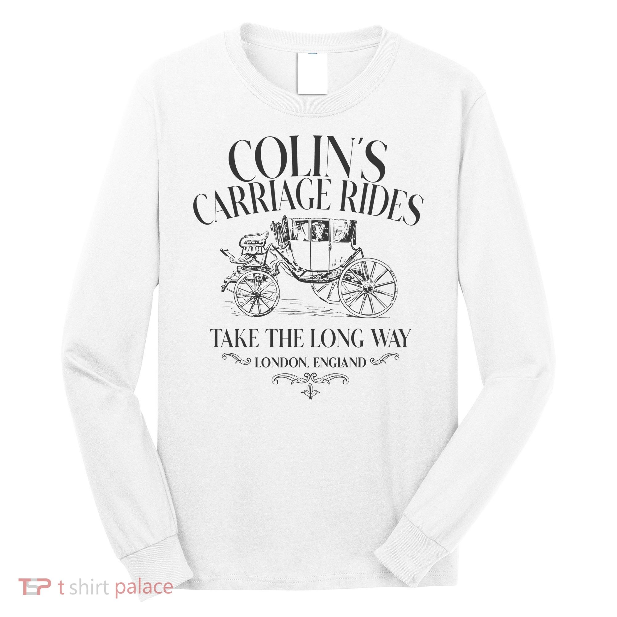 Colins Carriage Rides Take The Long Way Long Sleeve Shirt