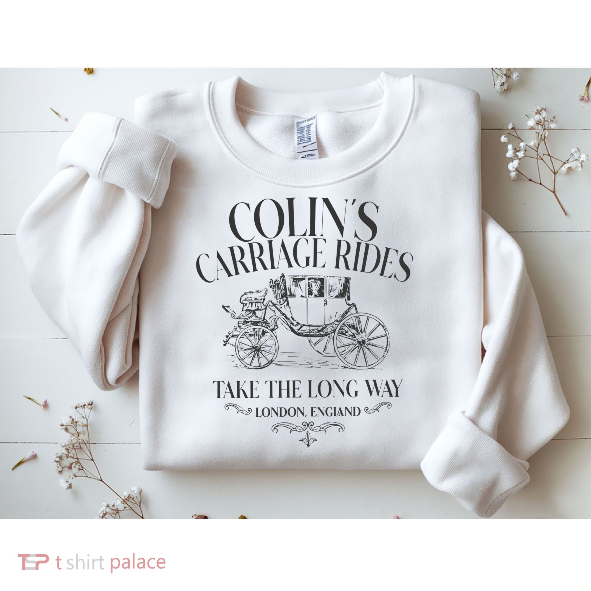 Colins Carriage Rides Take The Long Way Sweatshirt