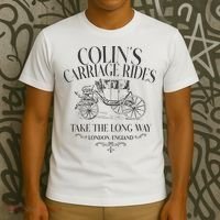Colins Carriage Rides Take The Long Way T-Shirt thumb 3