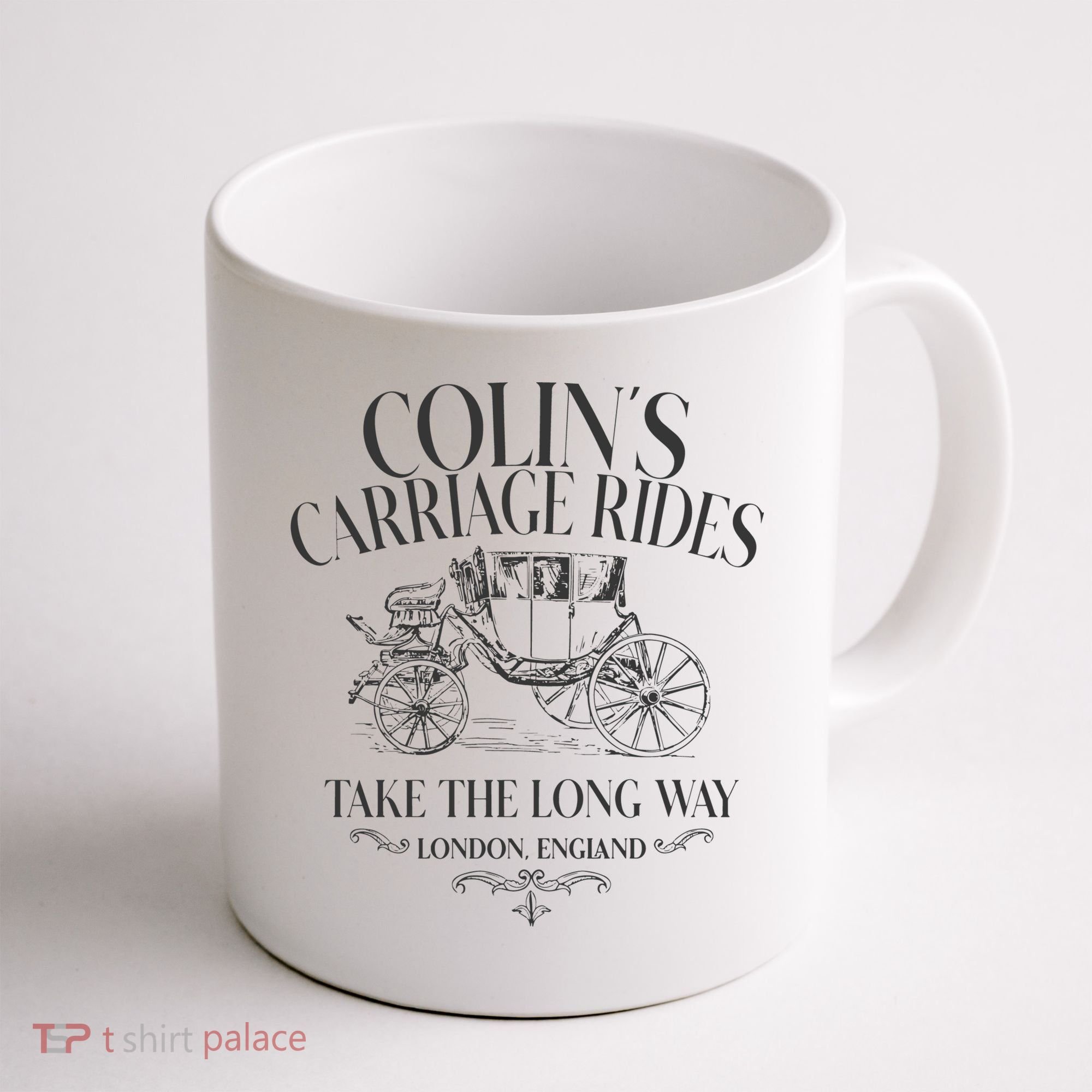 Colins Carriage Rides Take The Long Way Coffee Mug