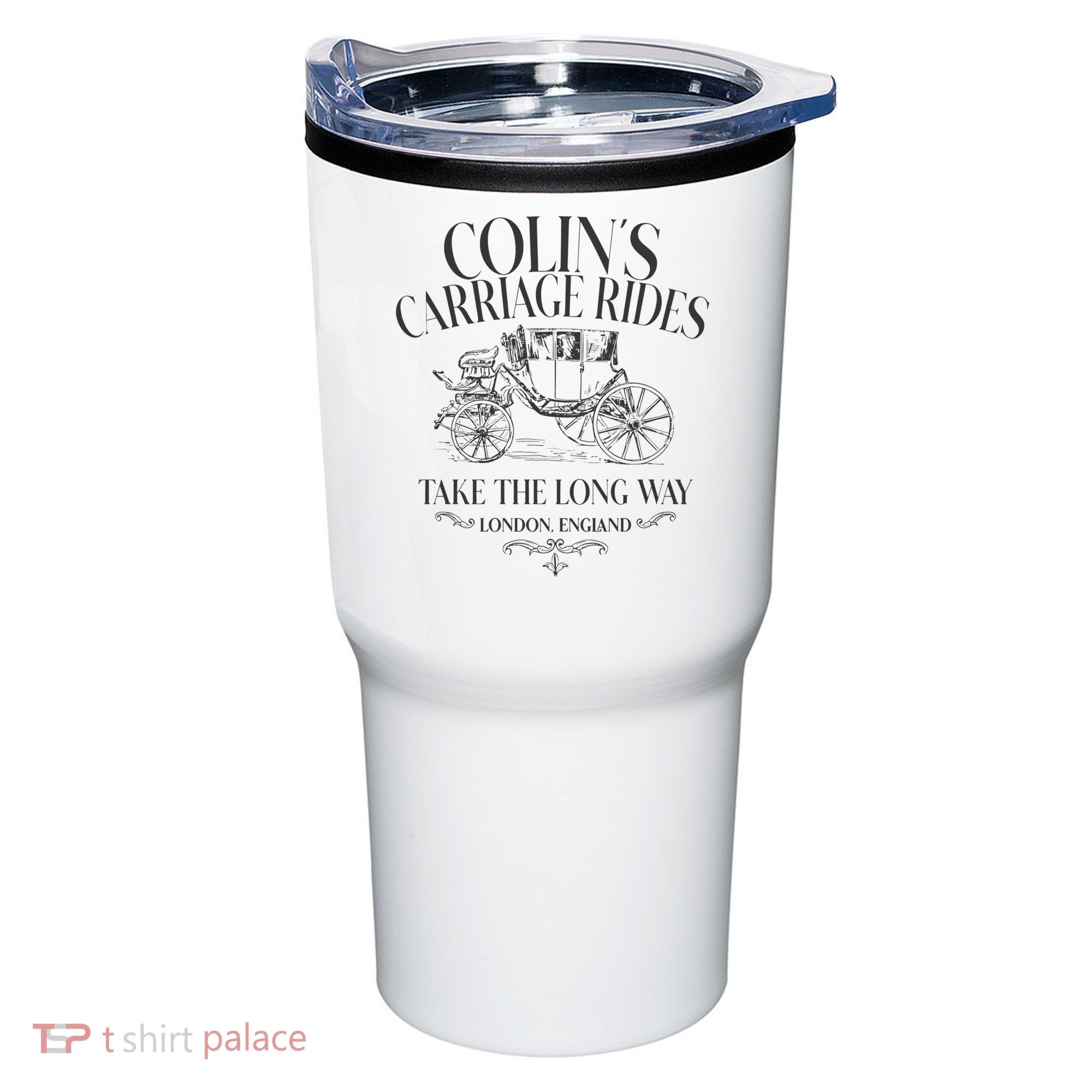 Colins Carriage Rides Take The Long Way Tumbler