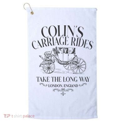 Colins Carriage Rides Take The Long Way Golf Towel