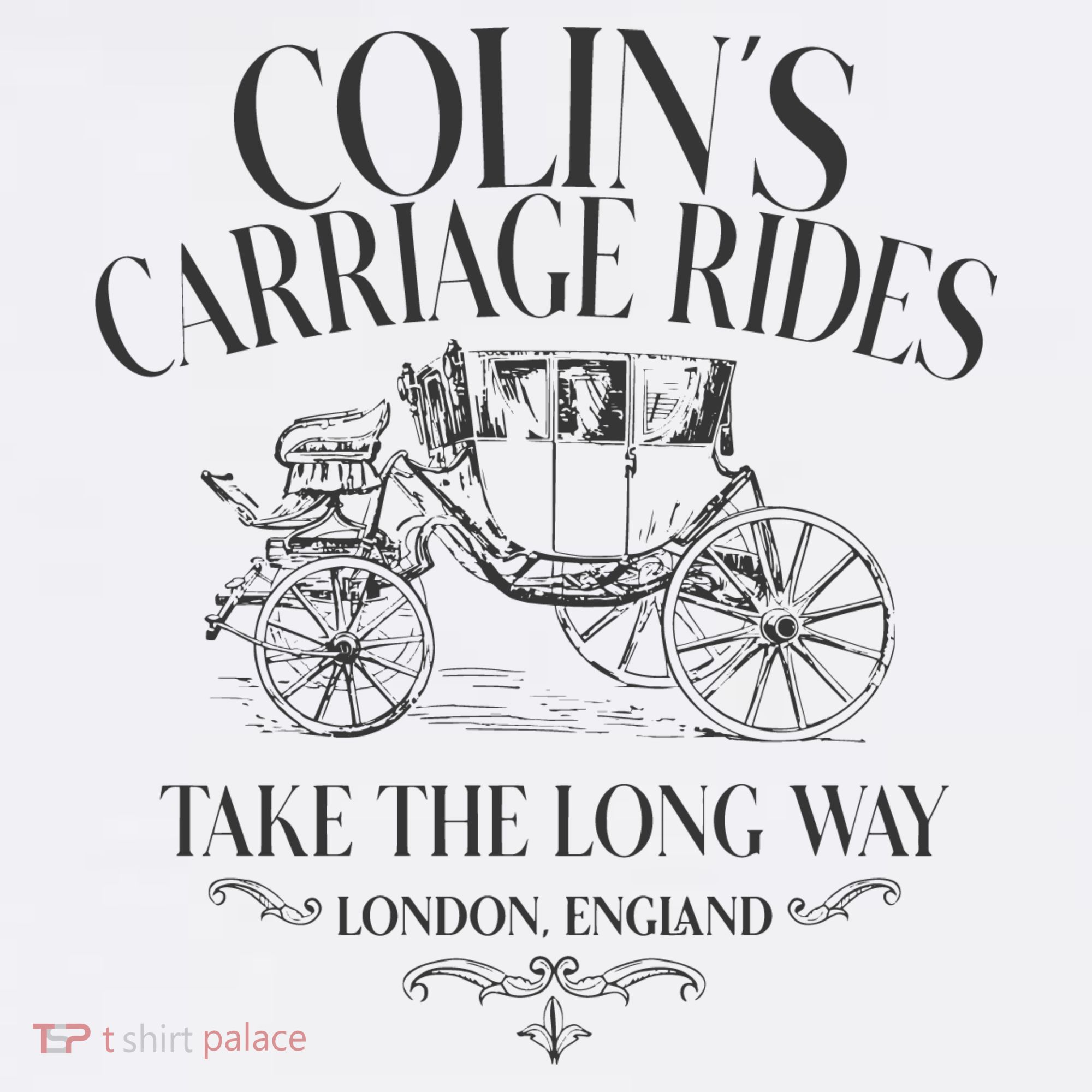 Colins Carriage Rides Take The Long Way Kids Sweatshirt