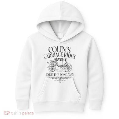 Colins Carriage Rides Take The Long Way Kids Hoodie