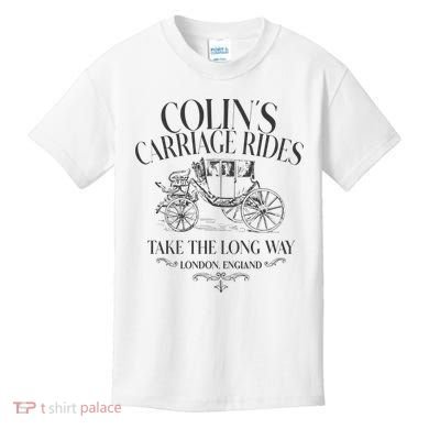 Colins Carriage Rides Take The Long Way Kids T-Shirt