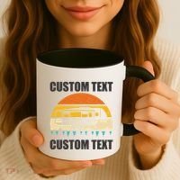Custom Camper Rv Camping Road Trip Personalize Text Coffee Mug thumb 3