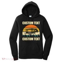 Custom Camper Rv Camping Road Trip Personalize Text Women's Hoodie thumb 0