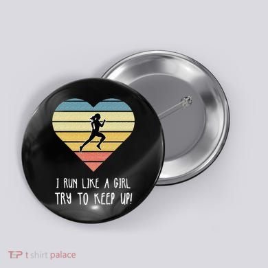 Cross Country Running Gift Button