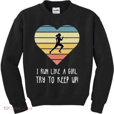 Cross Country Running Gift Kids Sweatshirt
