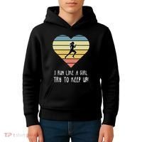 Cross Country Running Gift Kids Hoodie thumb 4