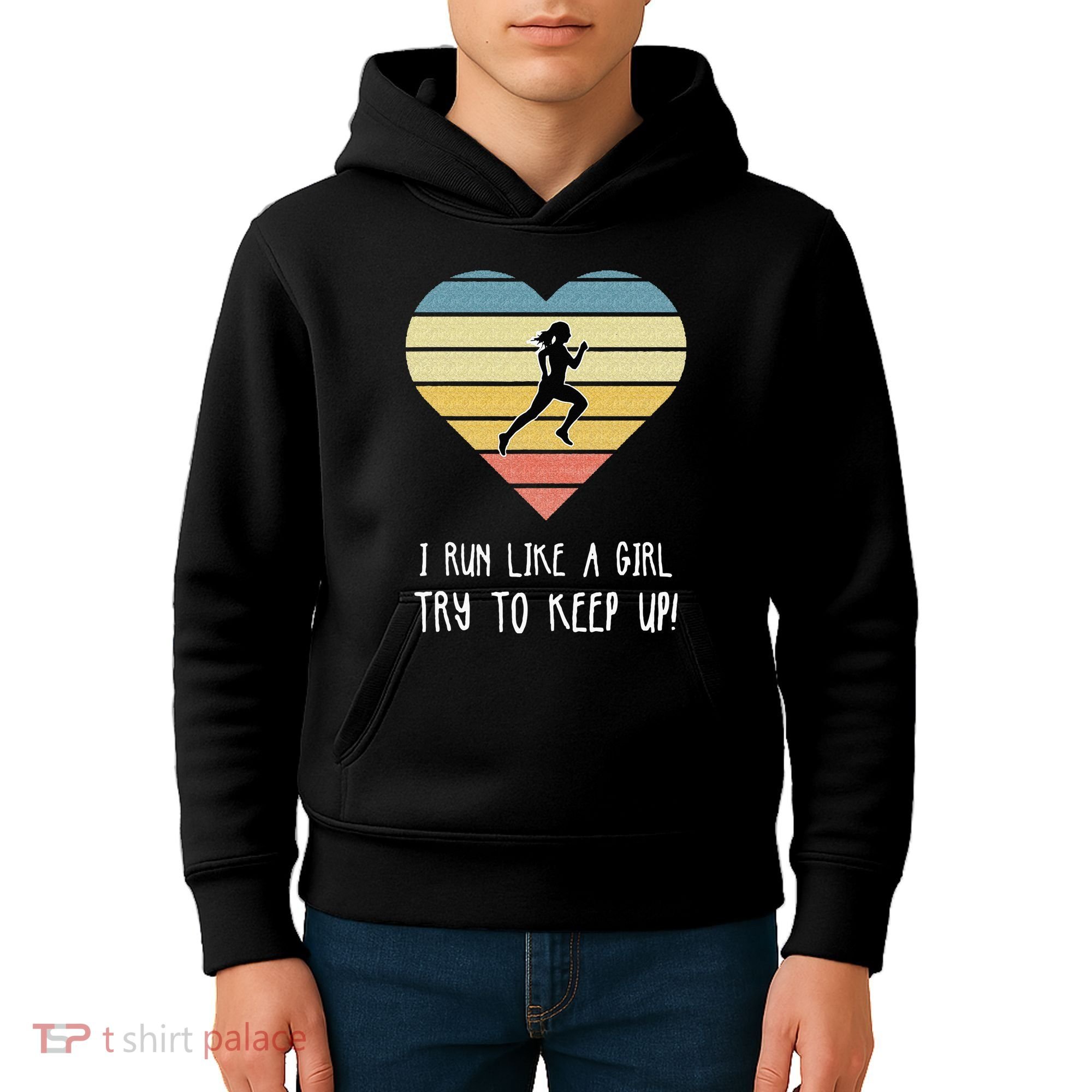 Cross Country Running Gift Kids Hoodie