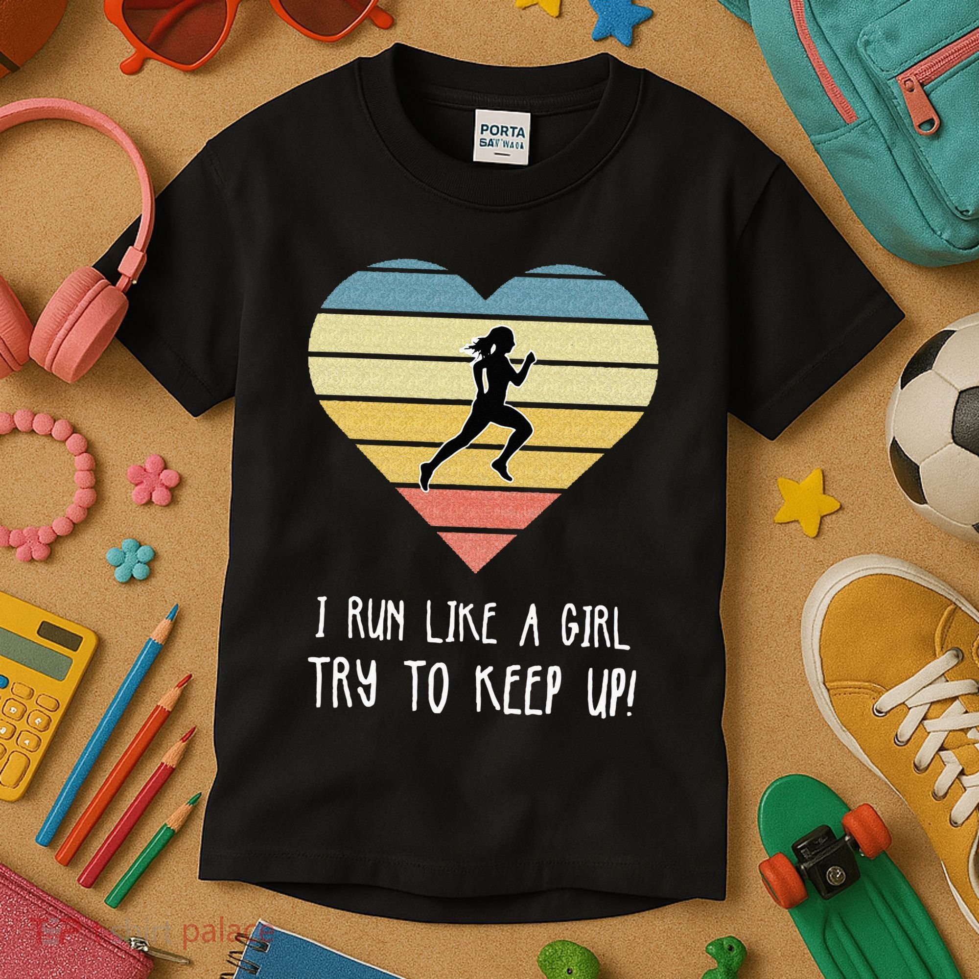Cross Country Running Gift Kids T-Shirt