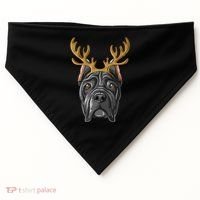 Cane Corso Reindeer Antlers Christmas Cane Corso Gift USA-Made Doggie Bandana thumb 0
