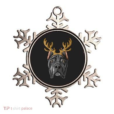 Cane Corso Reindeer Antlers Christmas Cane Corso Gift Ornament