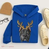 Cane Corso Reindeer Antlers Christmas Cane Corso Gift Hoodie thumb 4