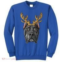 Cane Corso Reindeer Antlers Christmas Cane Corso Gift Sweatshirt thumb 0