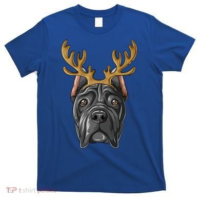 Cane Corso Reindeer Antlers Christmas Cane Corso Gift T-Shirt