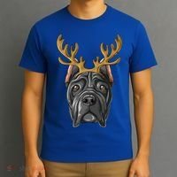 Cane Corso Reindeer Antlers Christmas Cane Corso Gift T-Shirt thumb 3