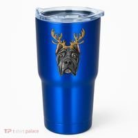 Cane Corso Reindeer Antlers Christmas Cane Corso Gift Tumbler thumb 0