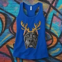 Cane Corso Reindeer Antlers Christmas Cane Corso Gift Women's Tank Top thumb 3