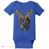 Cane Corso Reindeer Antlers Christmas Cane Corso Gift Baby Bodysuit thumb 0