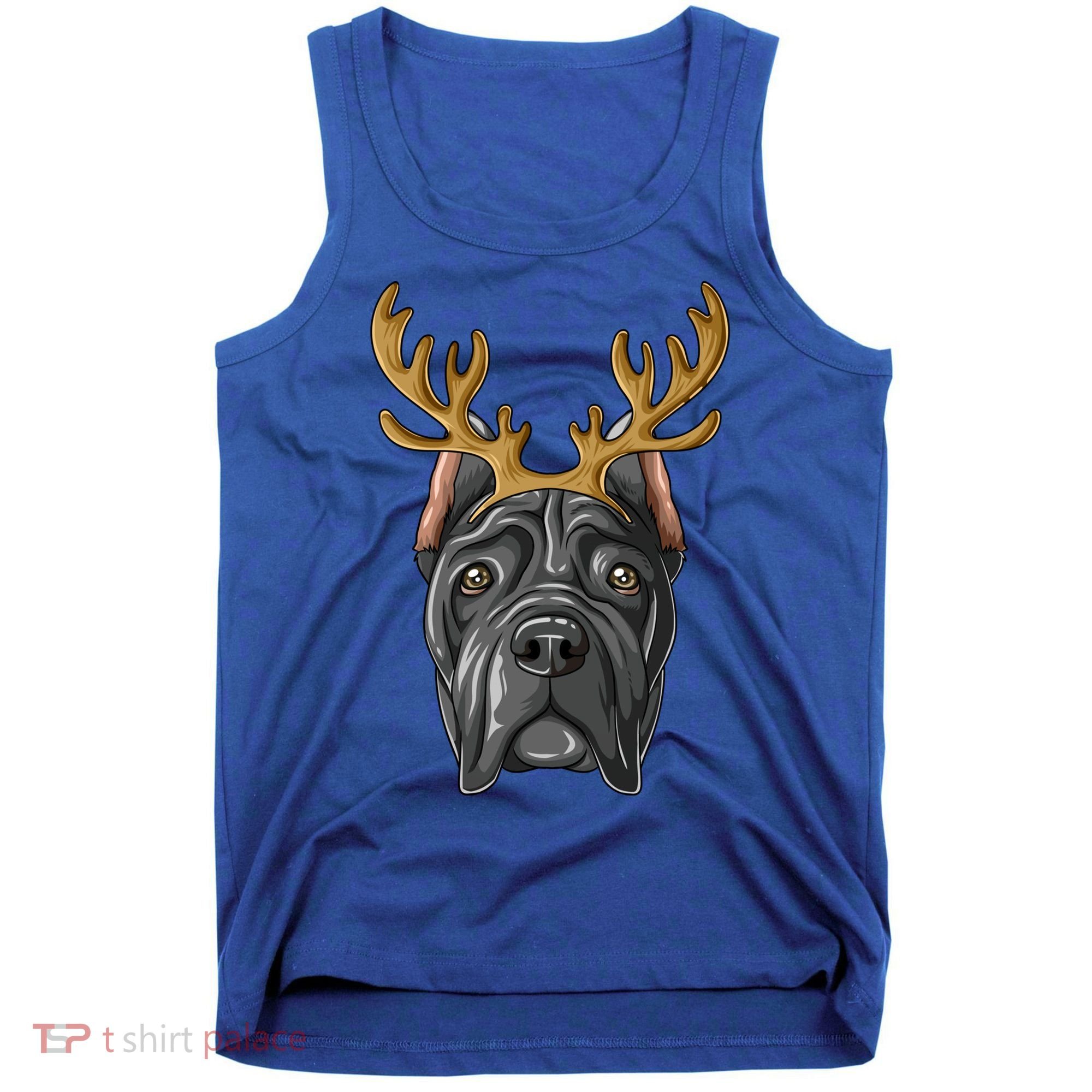 Cane Corso Reindeer Antlers Christmas Cane Corso Gift Tank Top