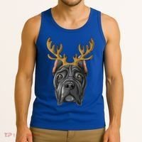 Cane Corso Reindeer Antlers Christmas Cane Corso Gift Tank Top thumb 3