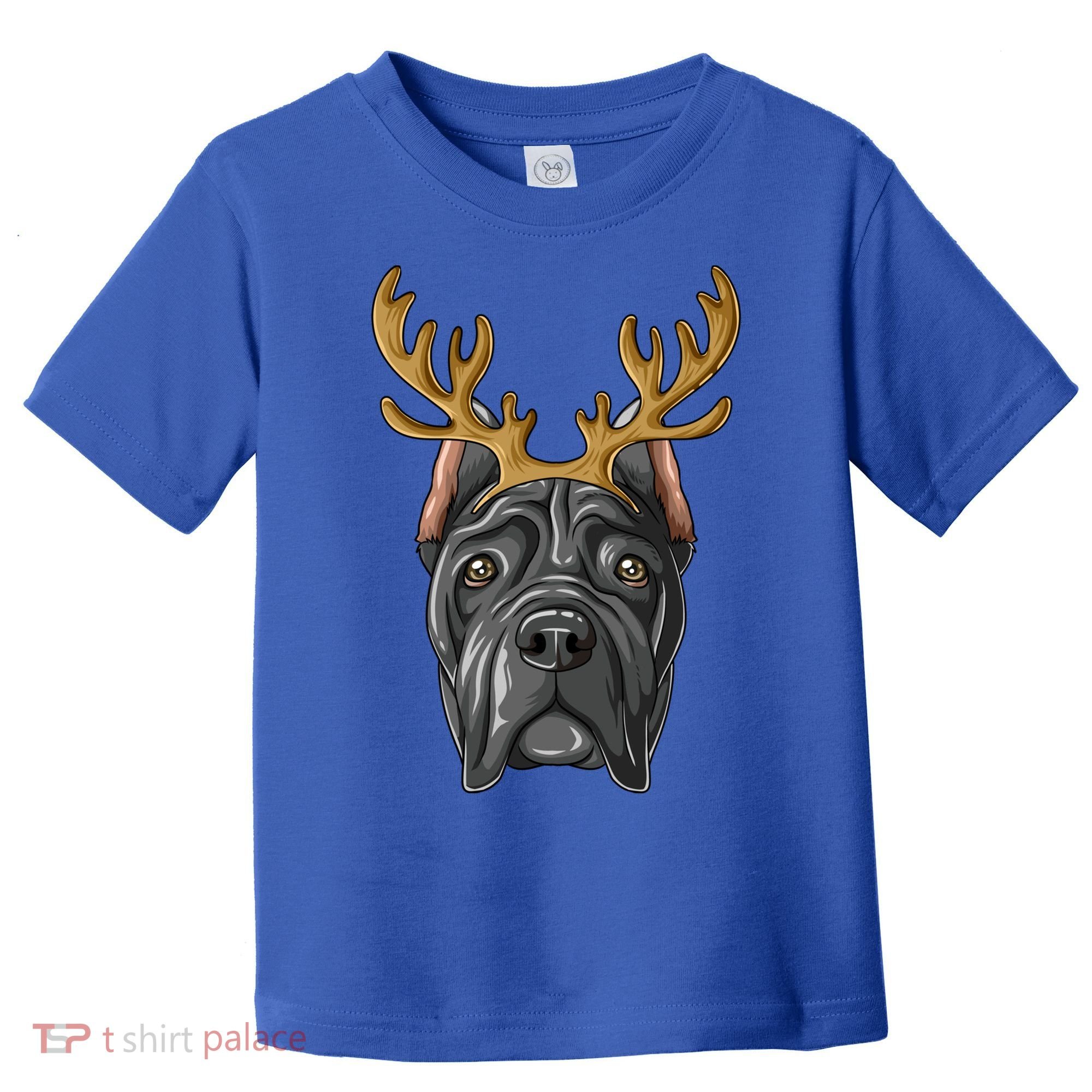 Cane Corso Reindeer Antlers Christmas Cane Corso Gift Toddler T-Shirt