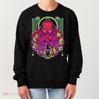 Cool Cybernetic Robot Octopus Squid Women's Sweatshirt